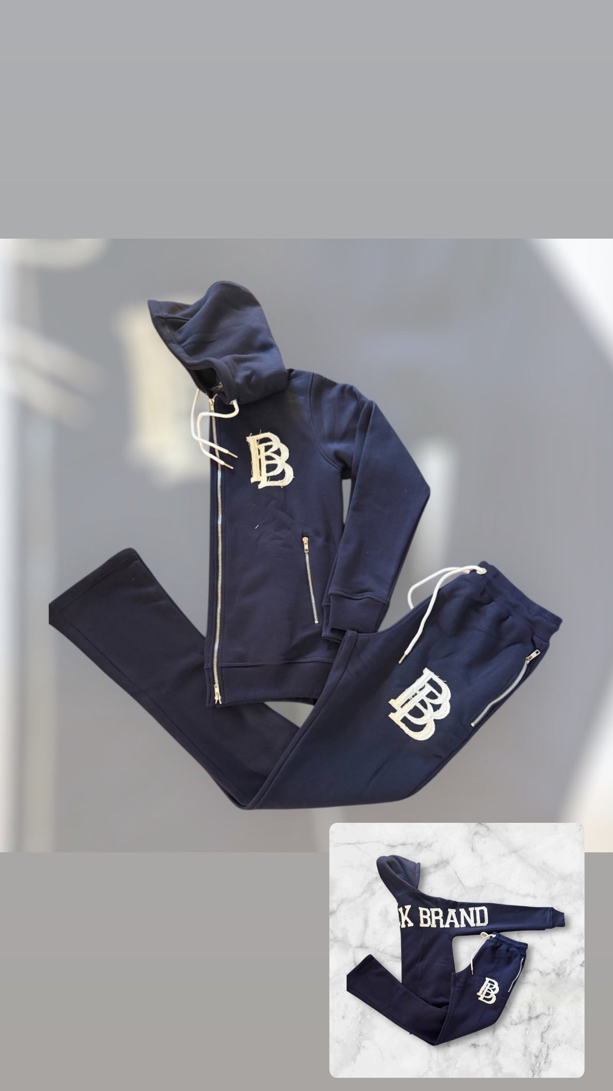 THE BLACK BRAND — CLASSIC NAVY BLUE JOGGER