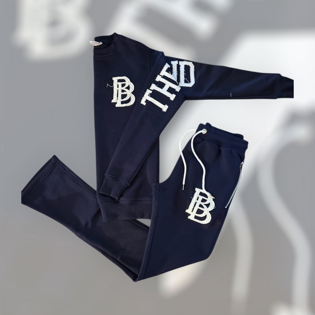 THE BLACK BRAND — NAVY BLUE CLASSICS CREW NECK