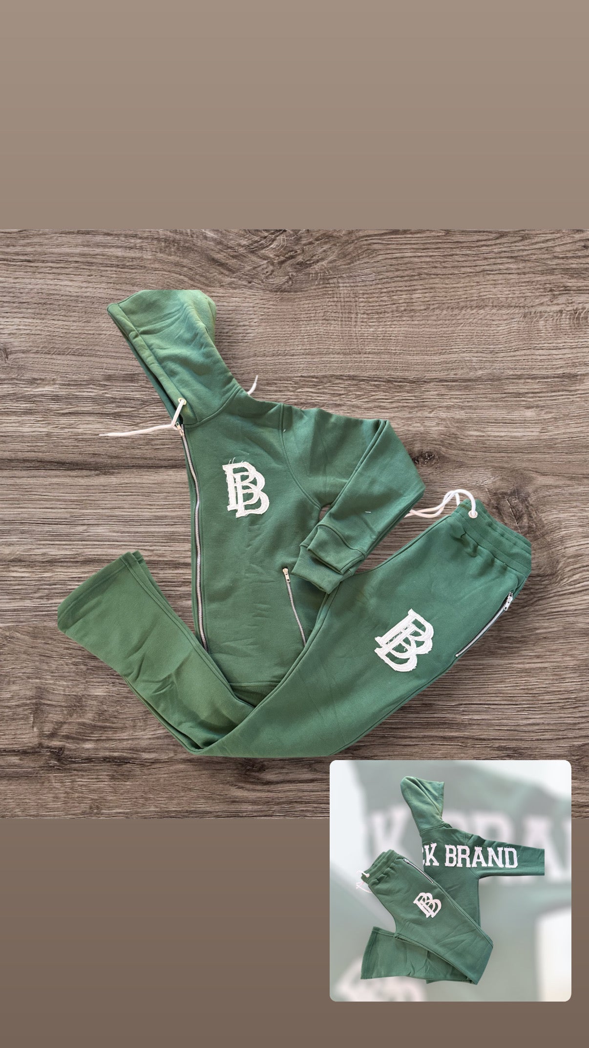 THE BLACK BRAND — CLASSIC GREEN JOGGER