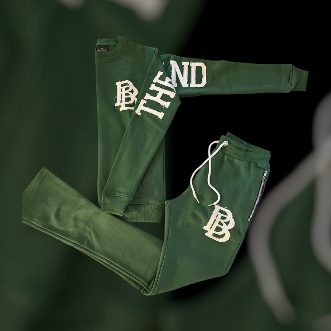 THE BLACK BRAND — CLASSIC GREEN CREW NECK