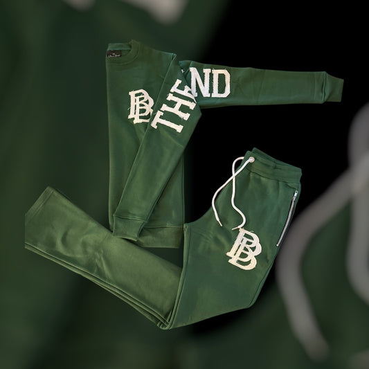 THE BLACK BRAND — CLASSIC GREEN CREW NECK